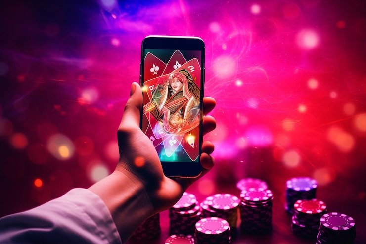 Pengguna menggunakan aplikasi slotdemopg lewat smartphone Android di Indonesia dengan antarmuka intuitif